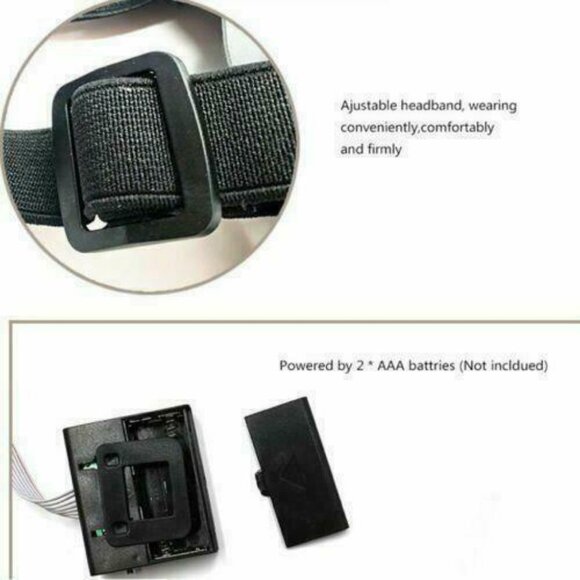 Sound Reactive LED Mask Sound Activated Light Street Dance Lion Halloween - Picture 2 of 4